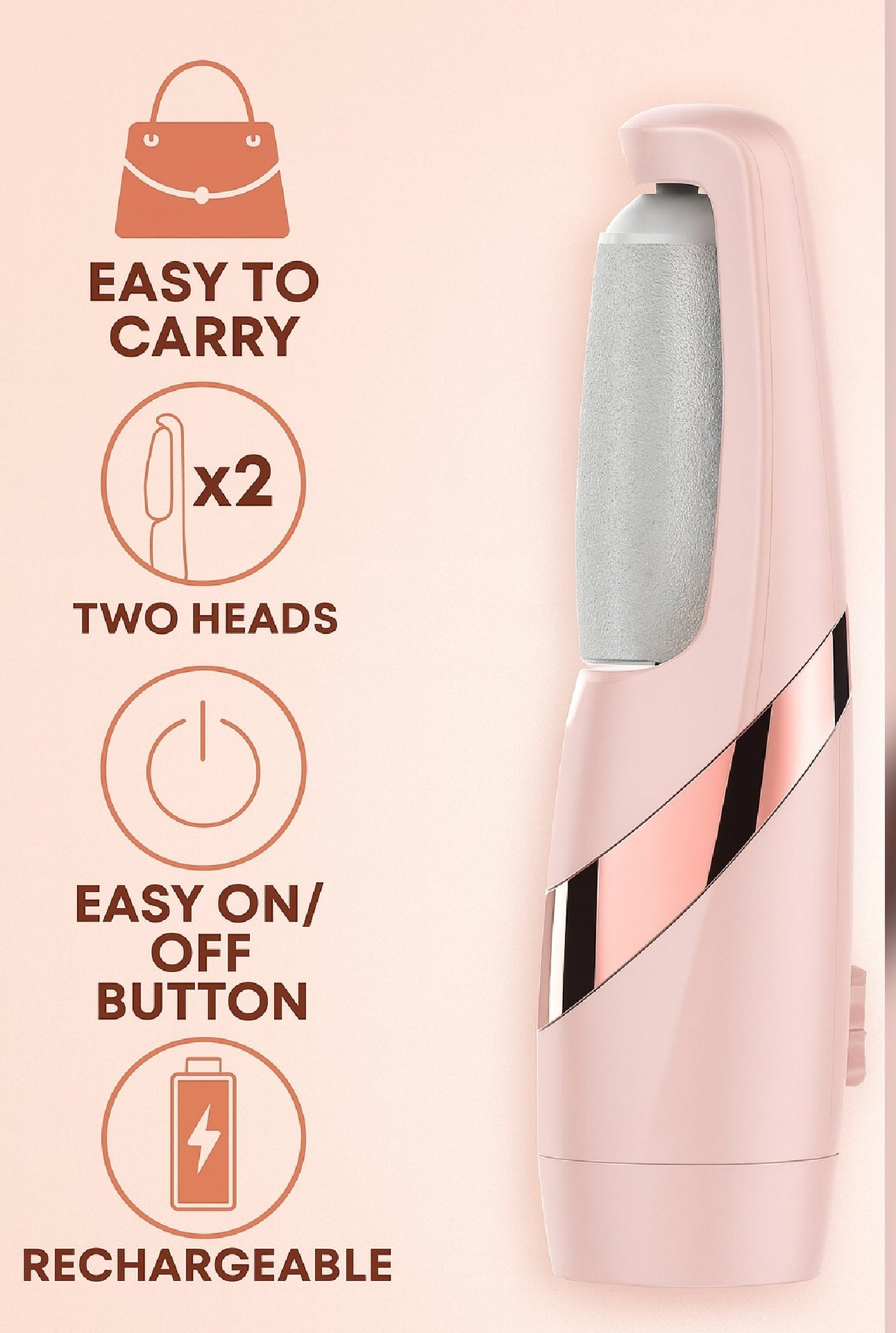 Bos Medicare Cordless Pedicure Callus Dead Skin Remover